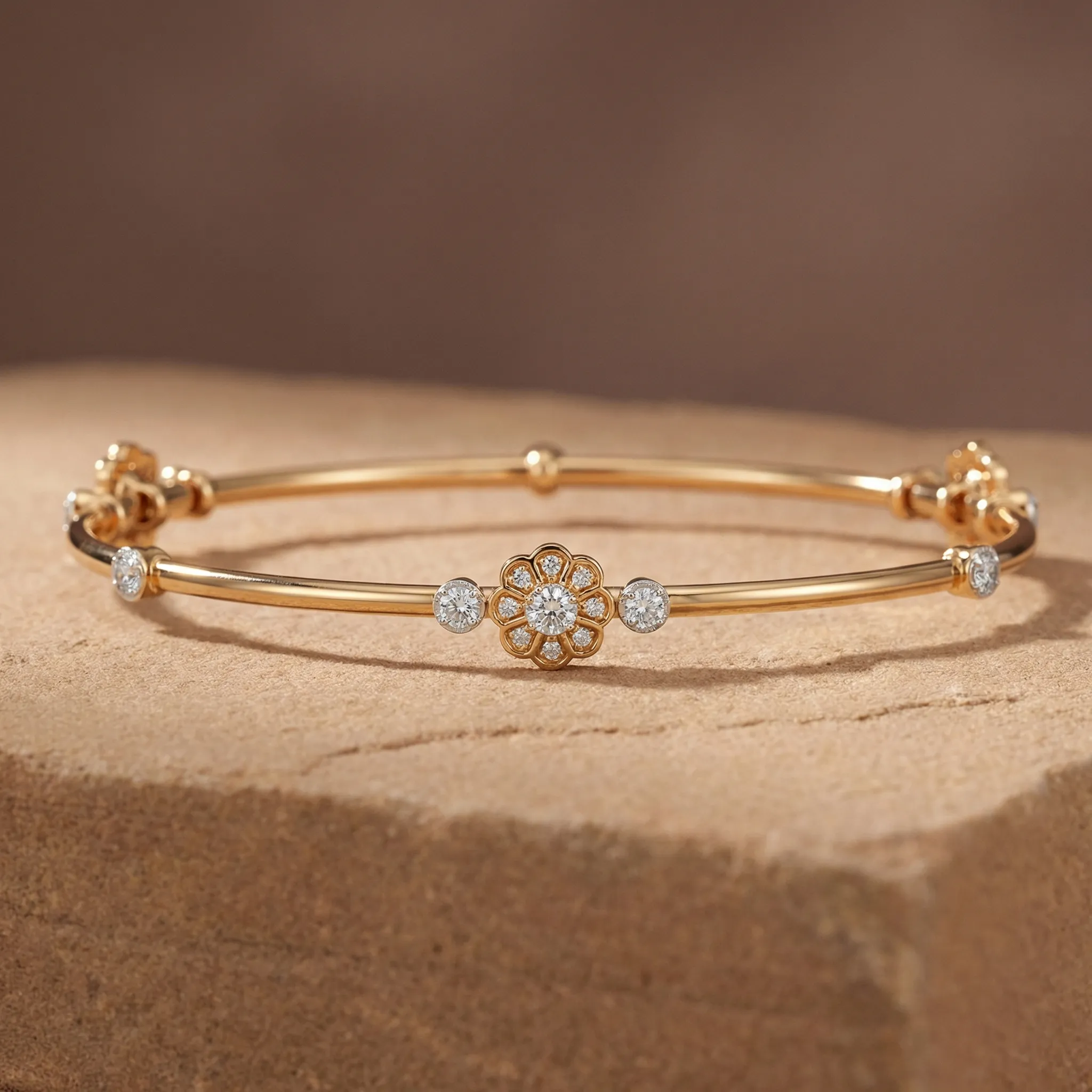 Orna Bloom Diamond Bangle