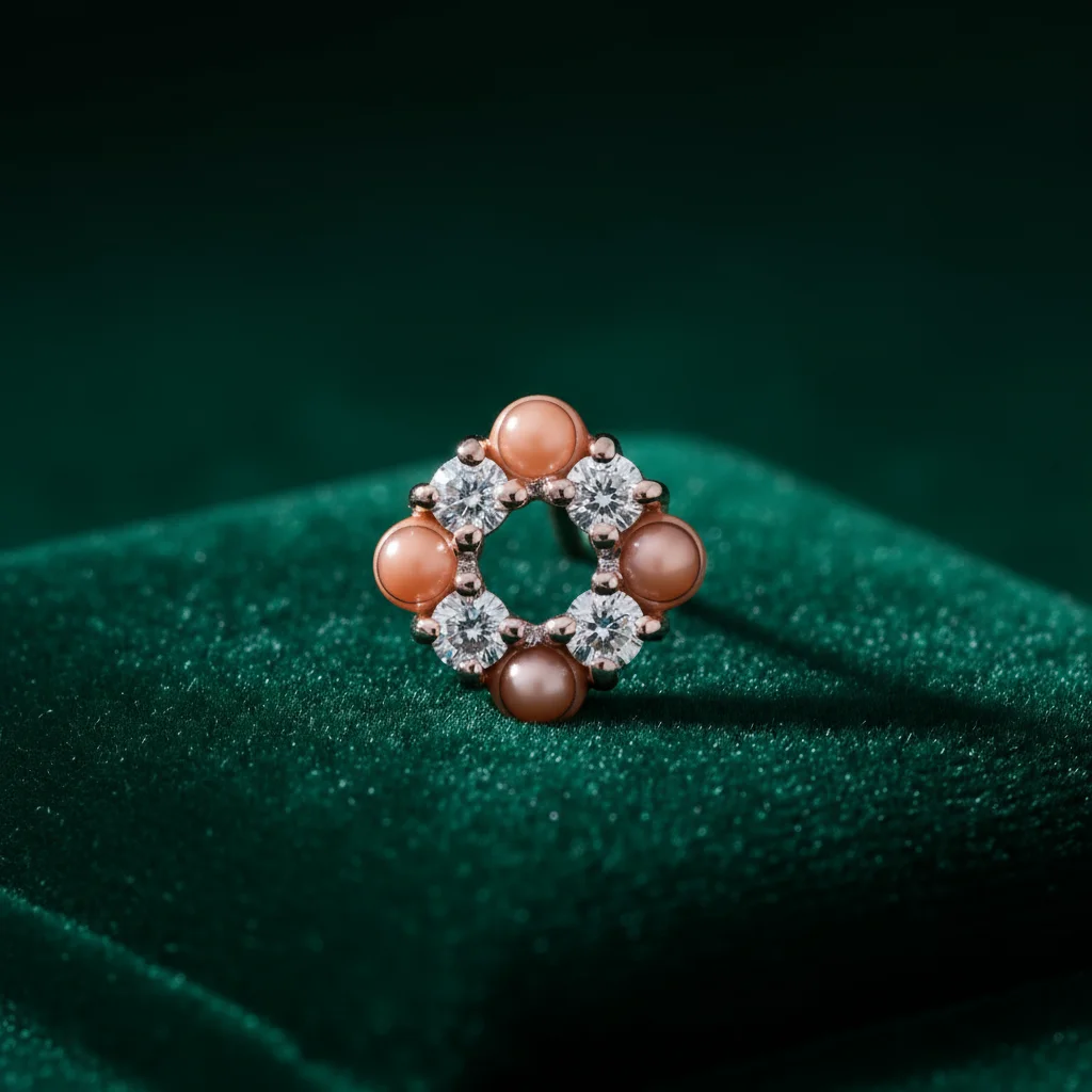 Heirloom Rosette Nose Pin