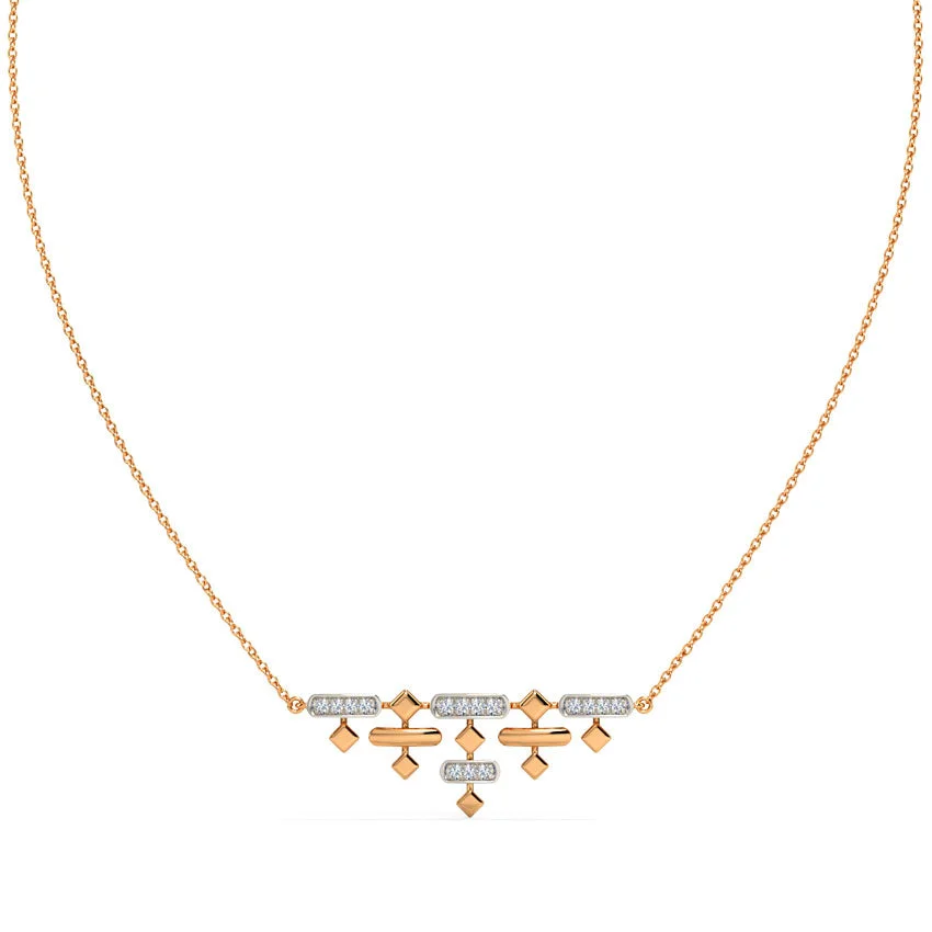GeoLuxe Diamond Necklace