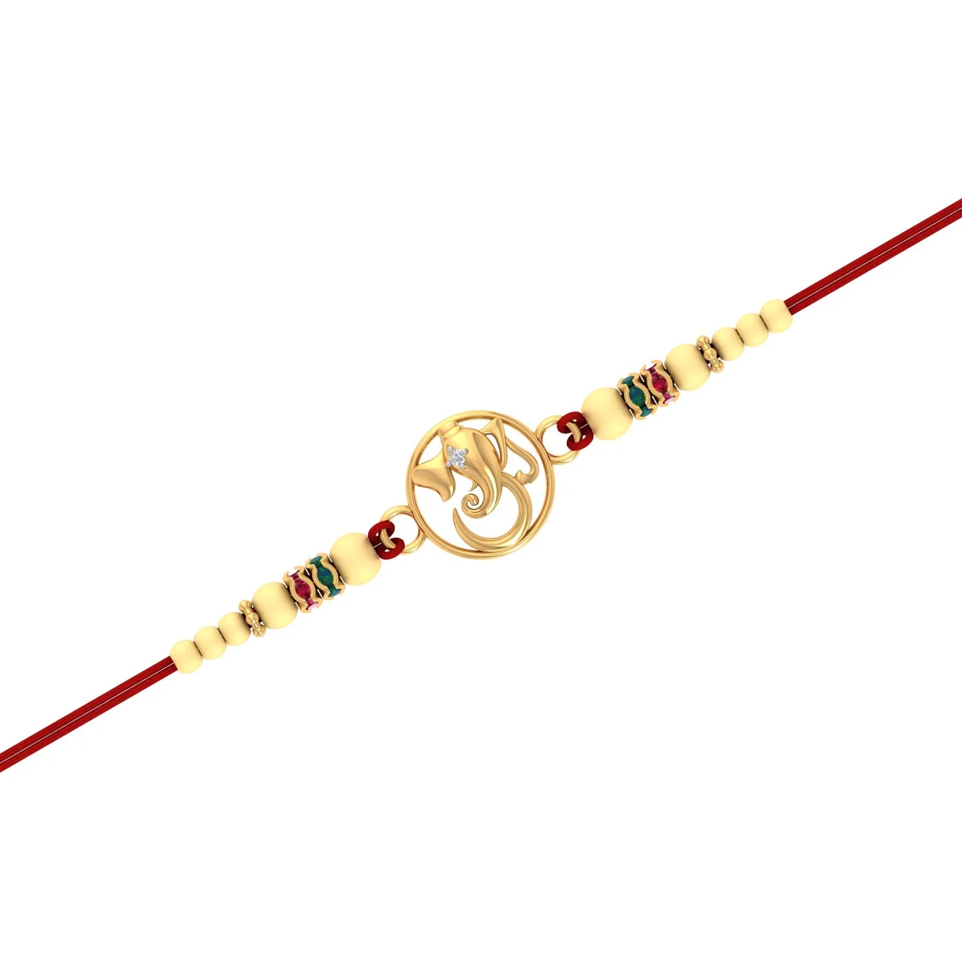 Ganesh Harmony Diamond Rakhi