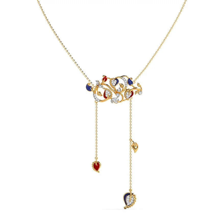 Enchanted Vine Diamond Necklace
