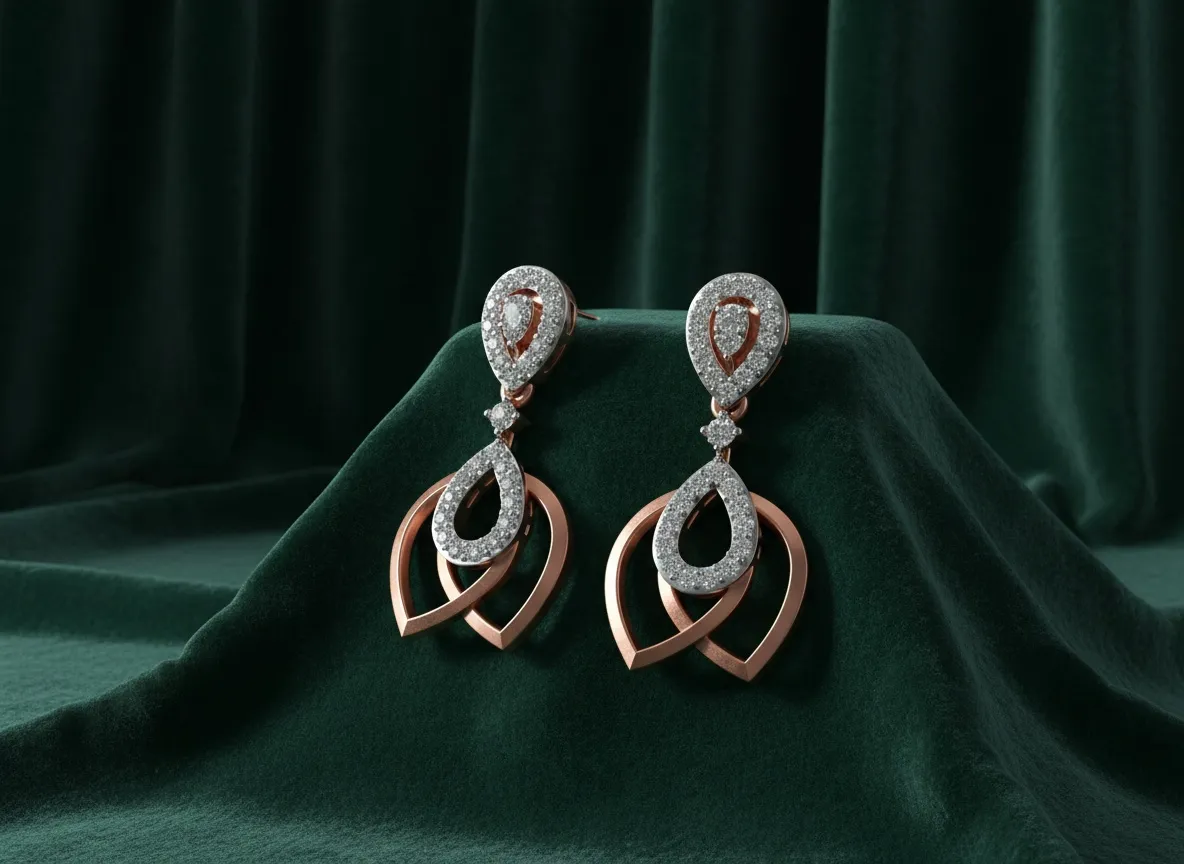 Interloop Brilliance Drop Earrings