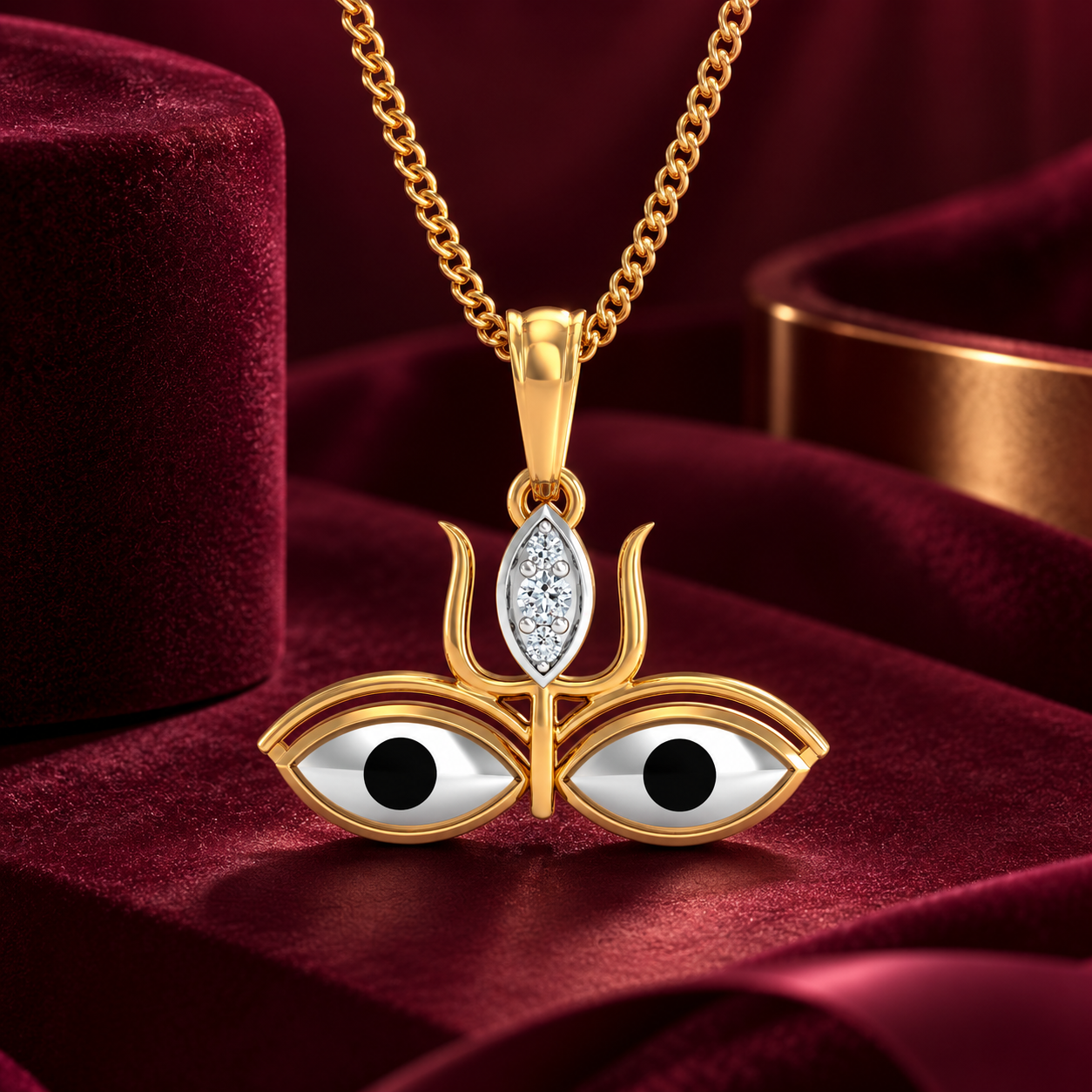 Divine Trishul Drishti Pendant