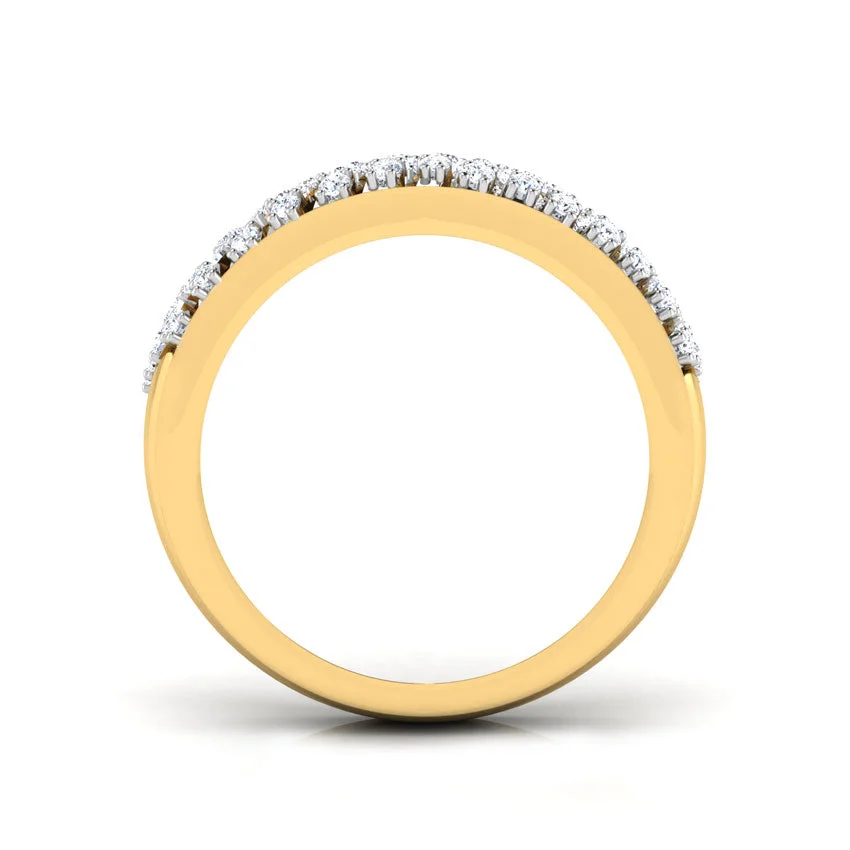 Aurora Cascade Diamond Ring