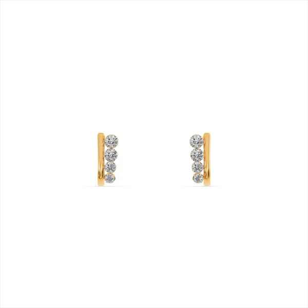 Halo Row Earrings