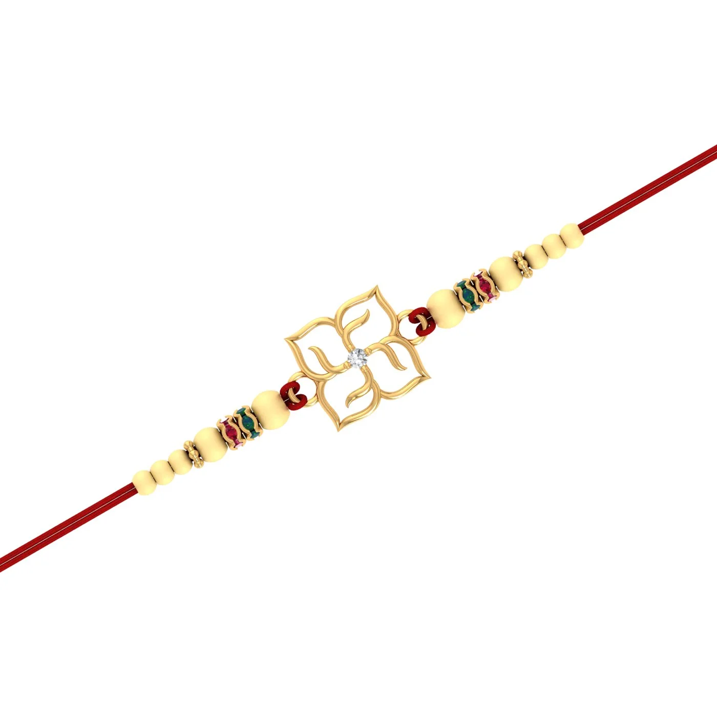 Sacred Lotus Blessings Rakhi