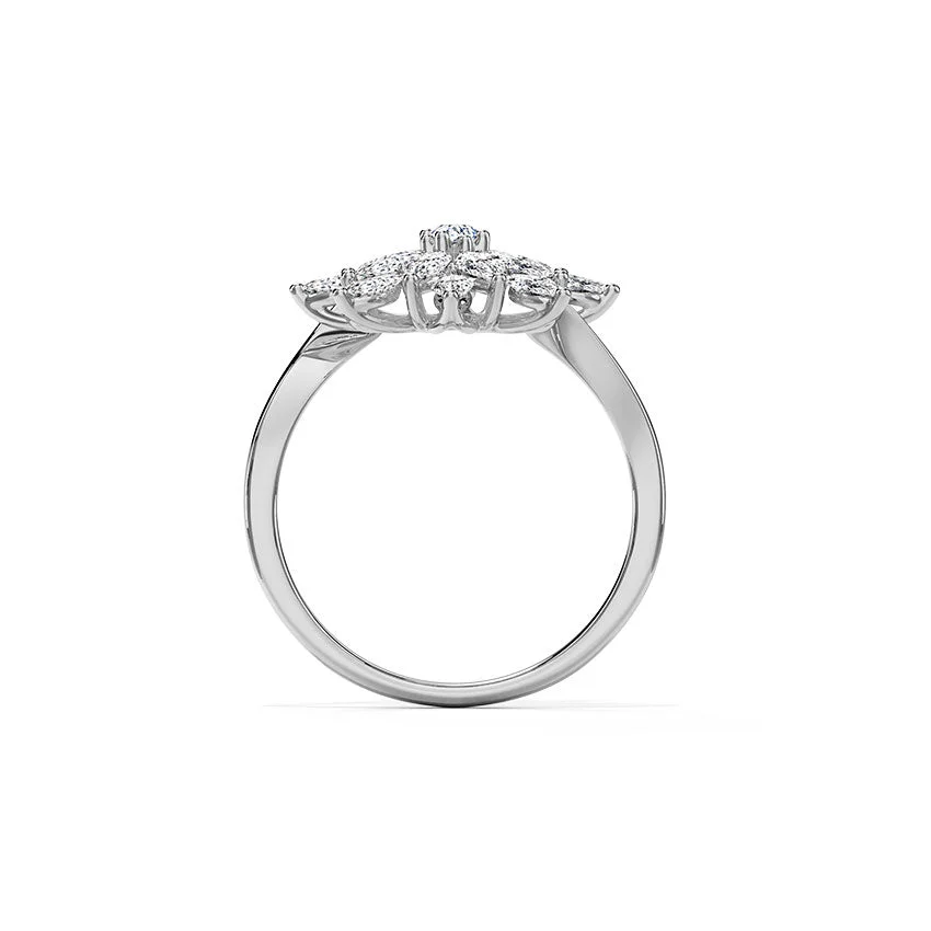 Snowflake Radiance Diamond Ring