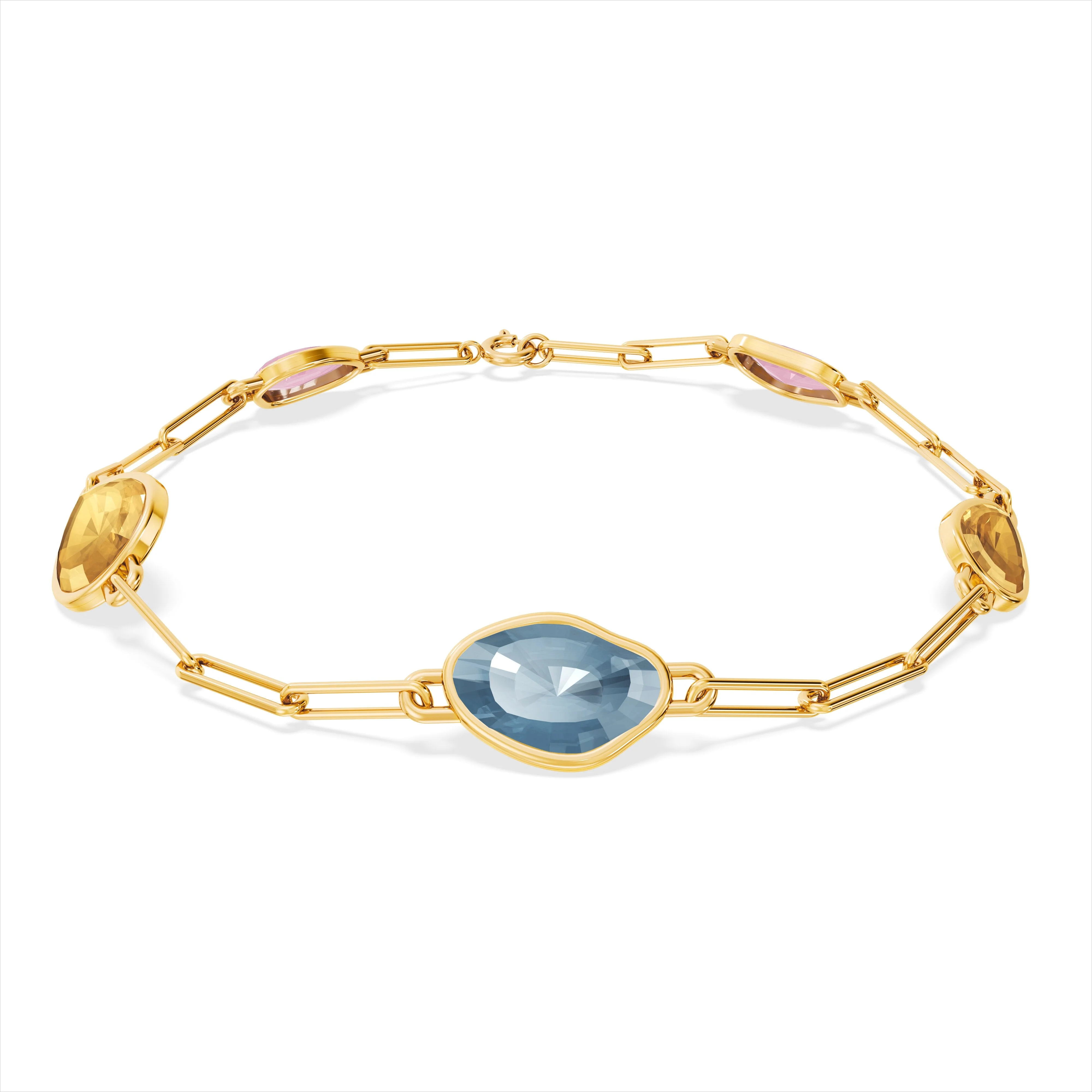 Pastel Harmony Gemstone Bracelet