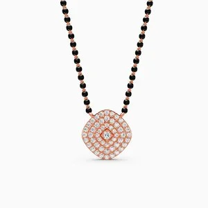 Radiant Halo Diamond Mangalsutra
