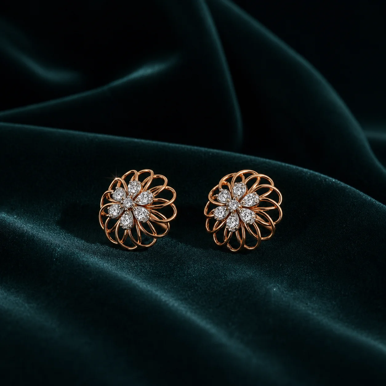 Rosette Aura Earrings