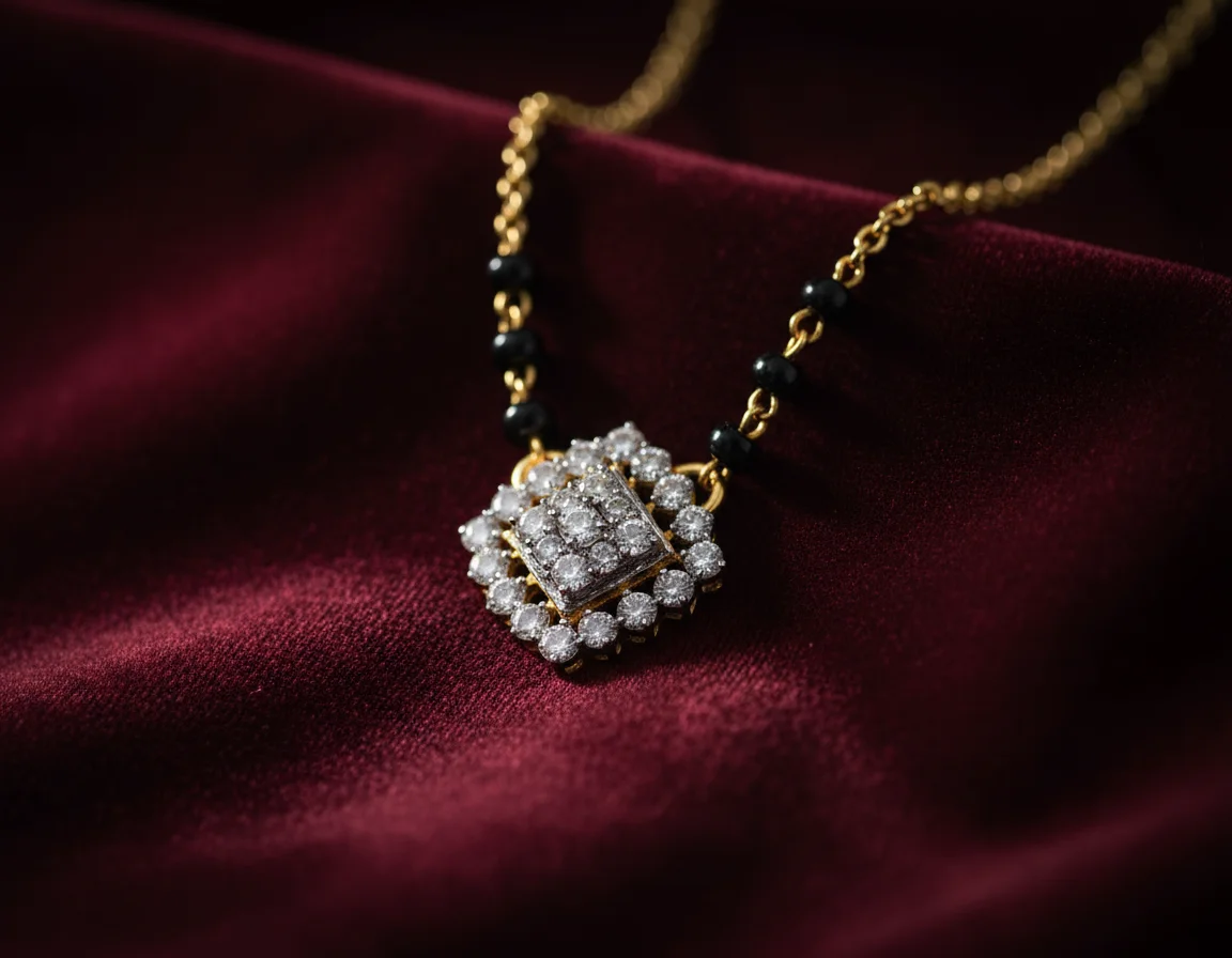 Heirloom Diamond Cluster Mangalsutra