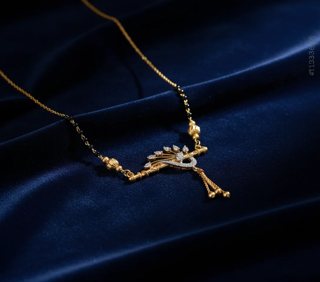 Divine Bansuri Diamond Mangalsutra