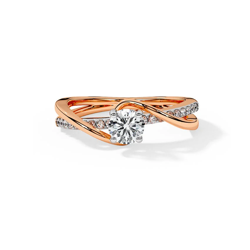 EverBloom Solitaire Diamond Ring