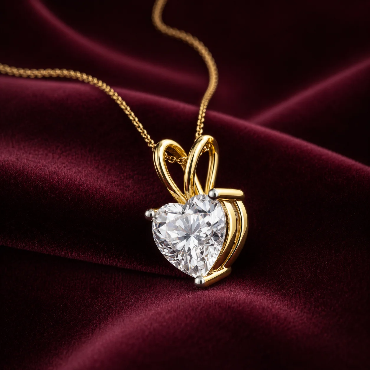 Eternal Heartdrop Pendant