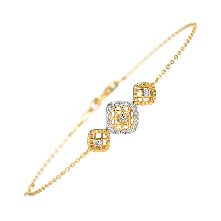 Seraphine Lattice Diamond Bracelet