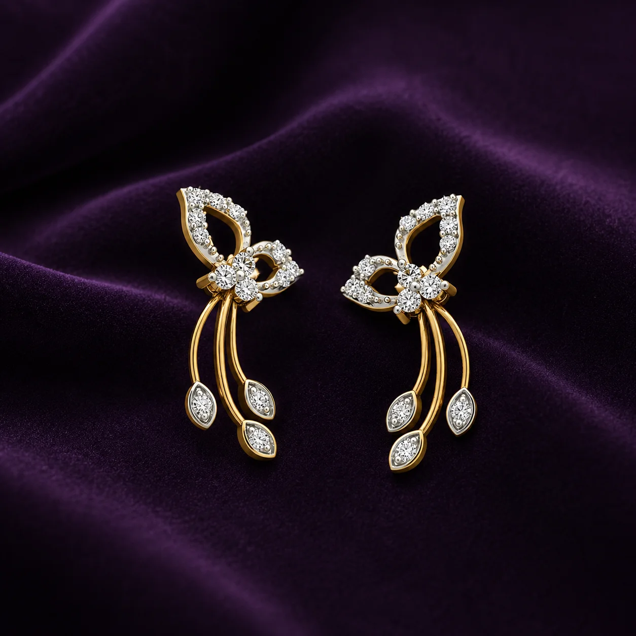 Sylvara Bloom Drop Earrings