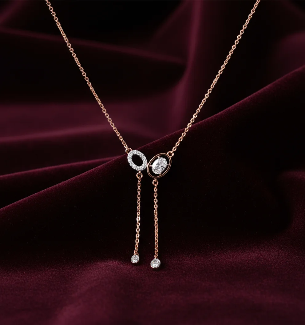 Eternal Cascade Diamond Lariat