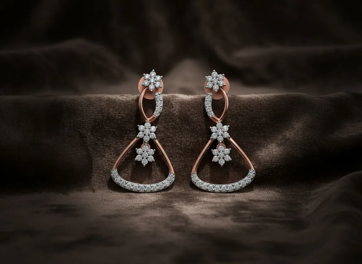 Starlink Arc Drop Earrings
