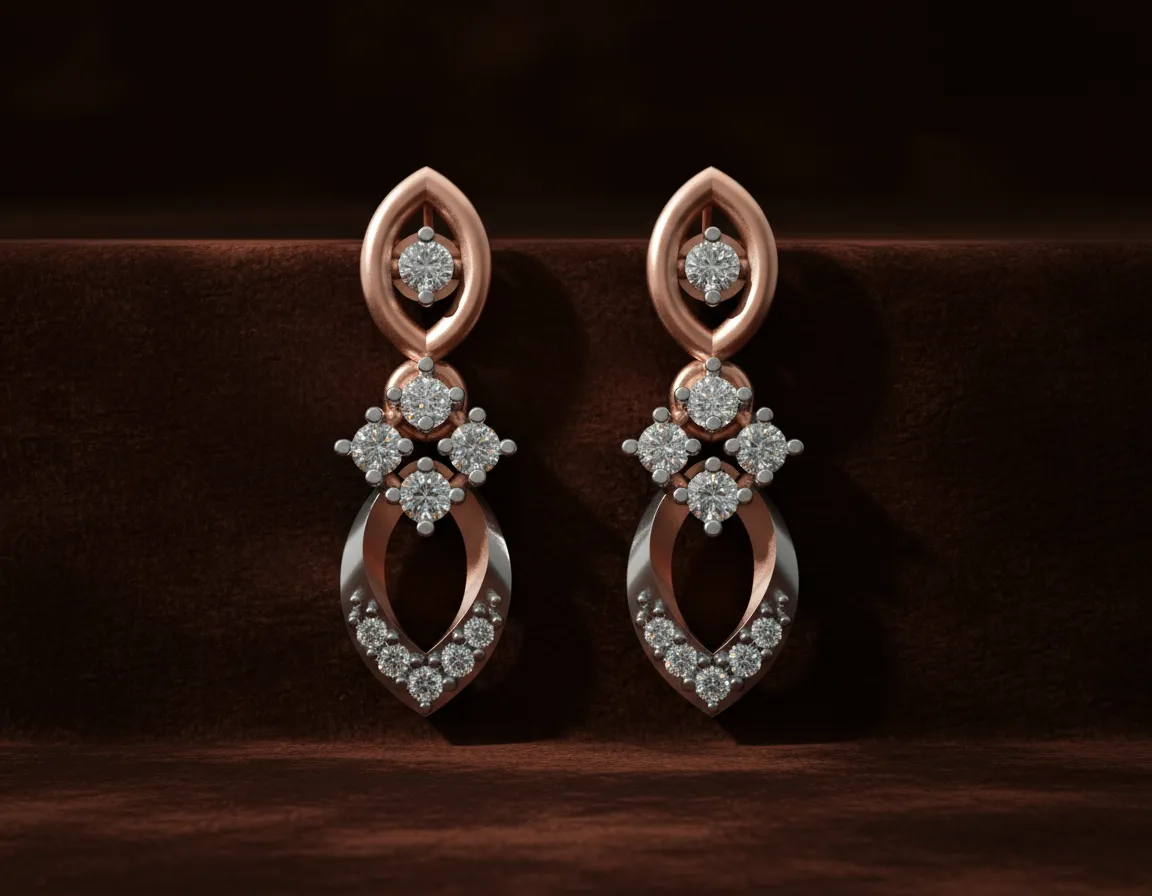 Virelle Marquise Drop Earrings