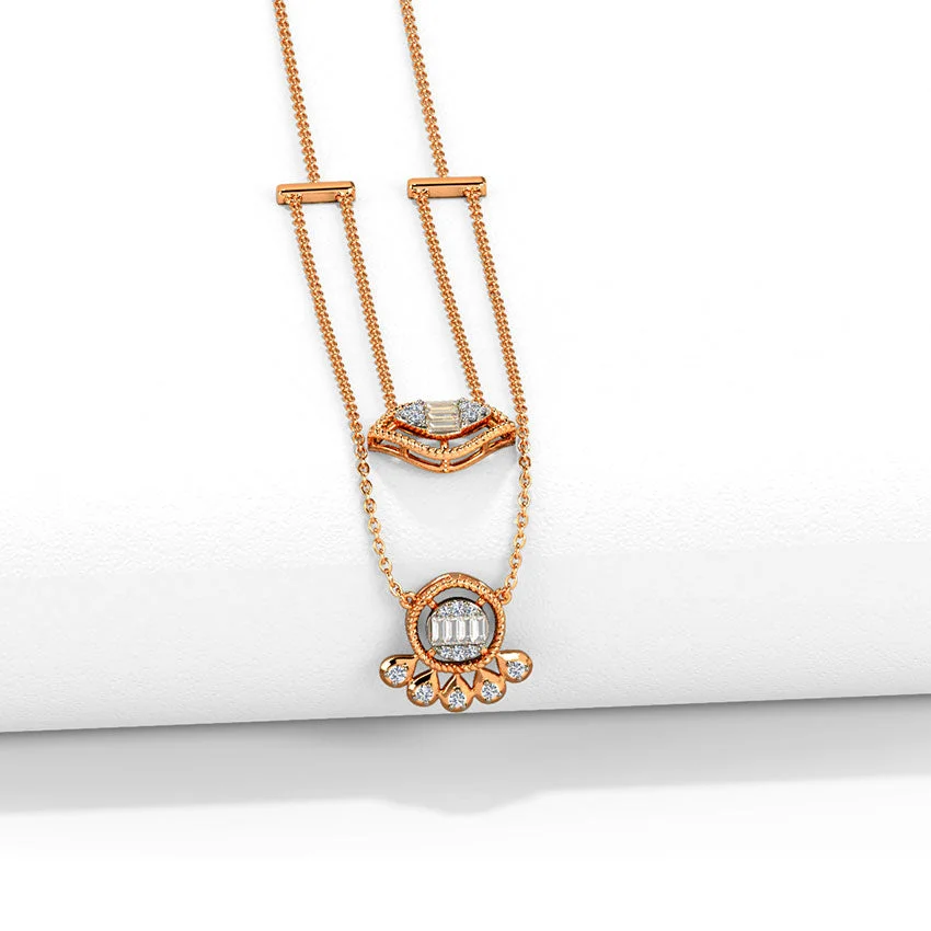 Elysian Layer Diamond Necklace