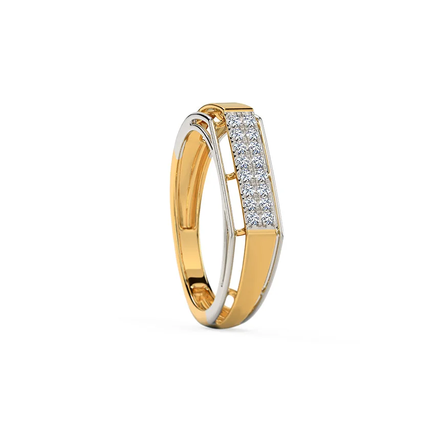Linear Luxe Diamond Ring