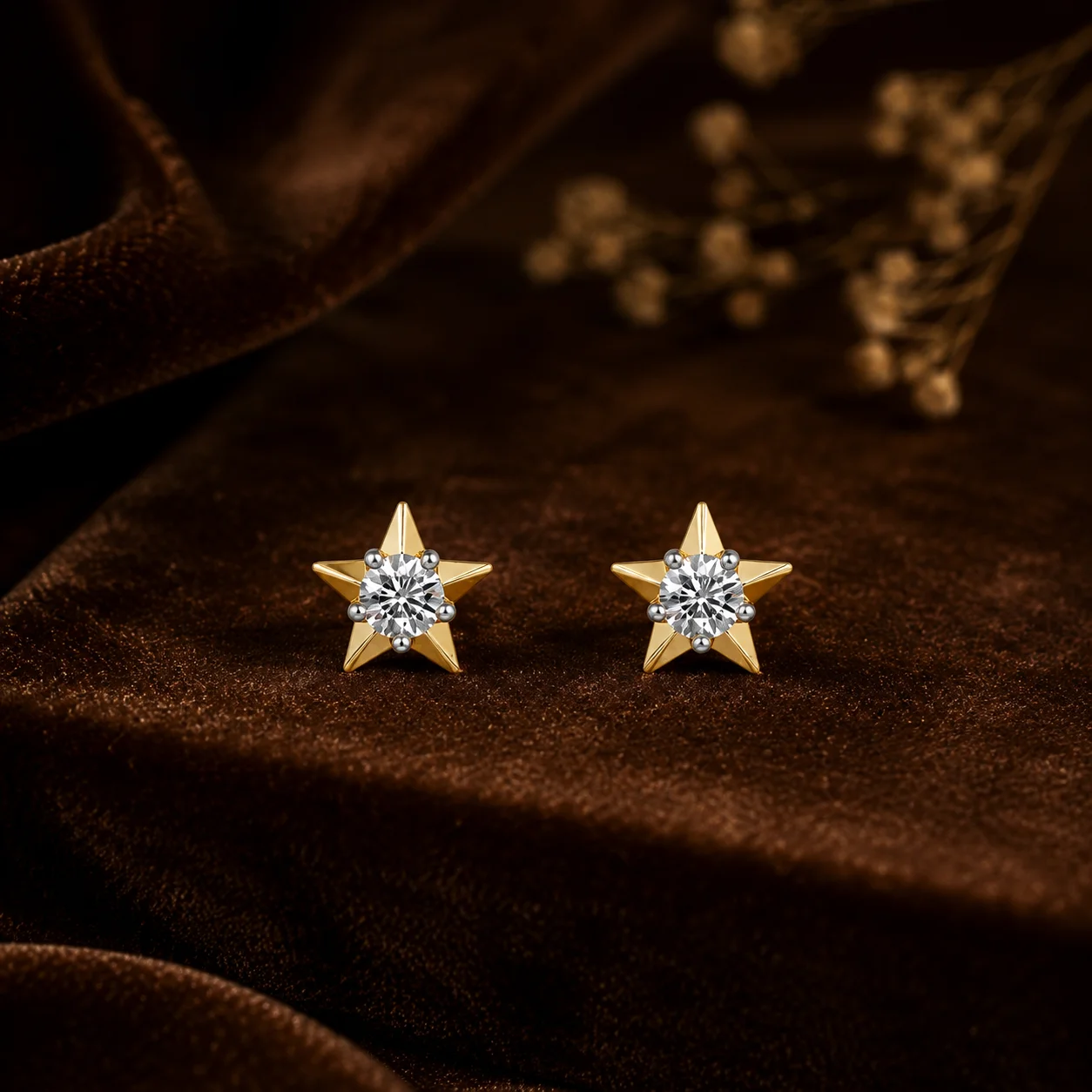 Starburst Diamond Studs