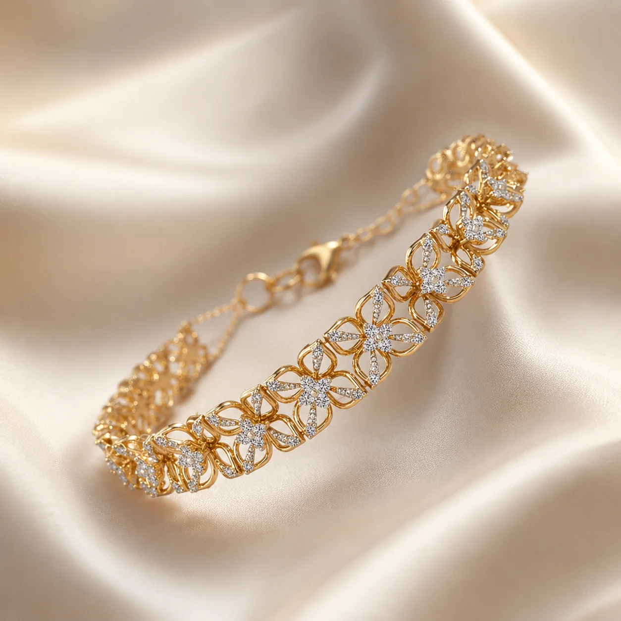 Elysian Blossom Diamond Bracelet