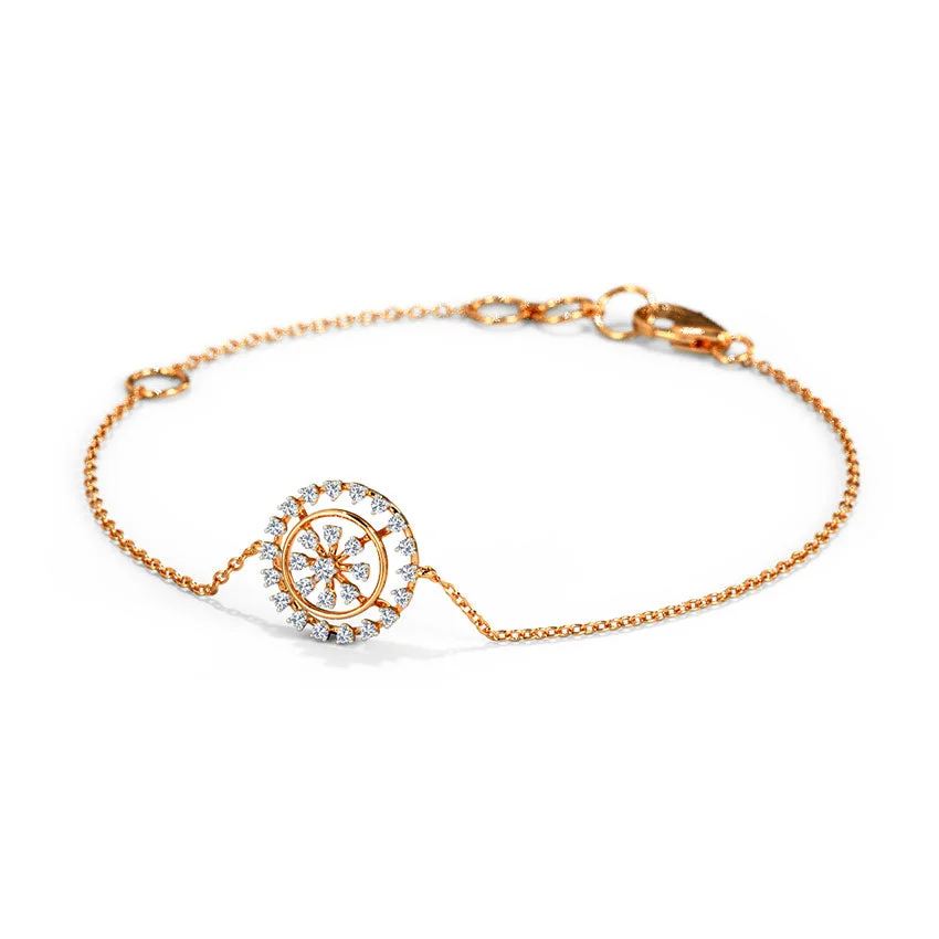 Astra Halo Diamond Bracelet