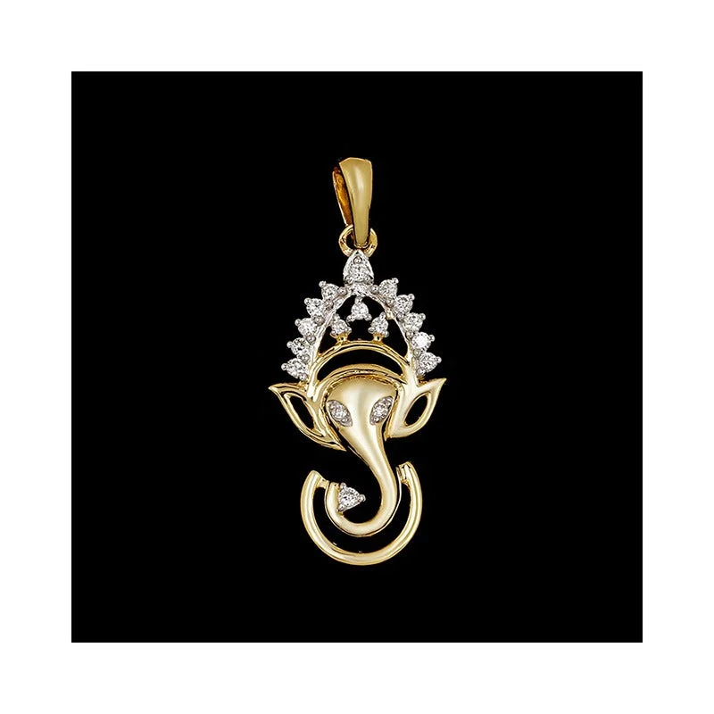 Ganesha Divine Crown Pendant