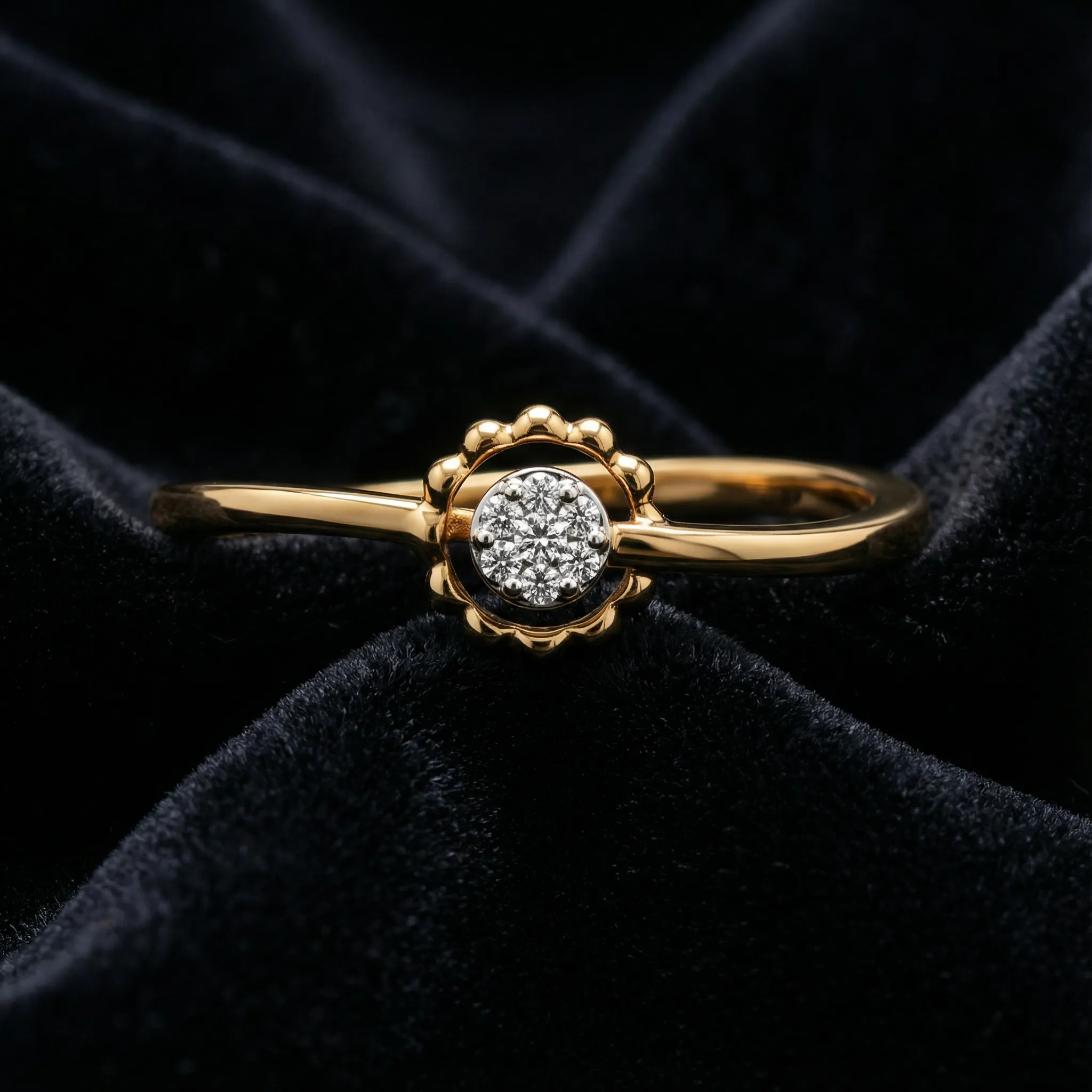 Solara Scallop Ring
