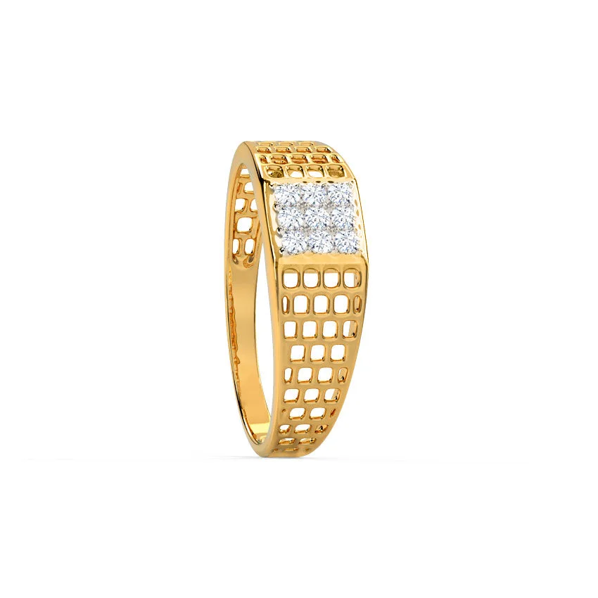 Urban Lattice Diamond Ring