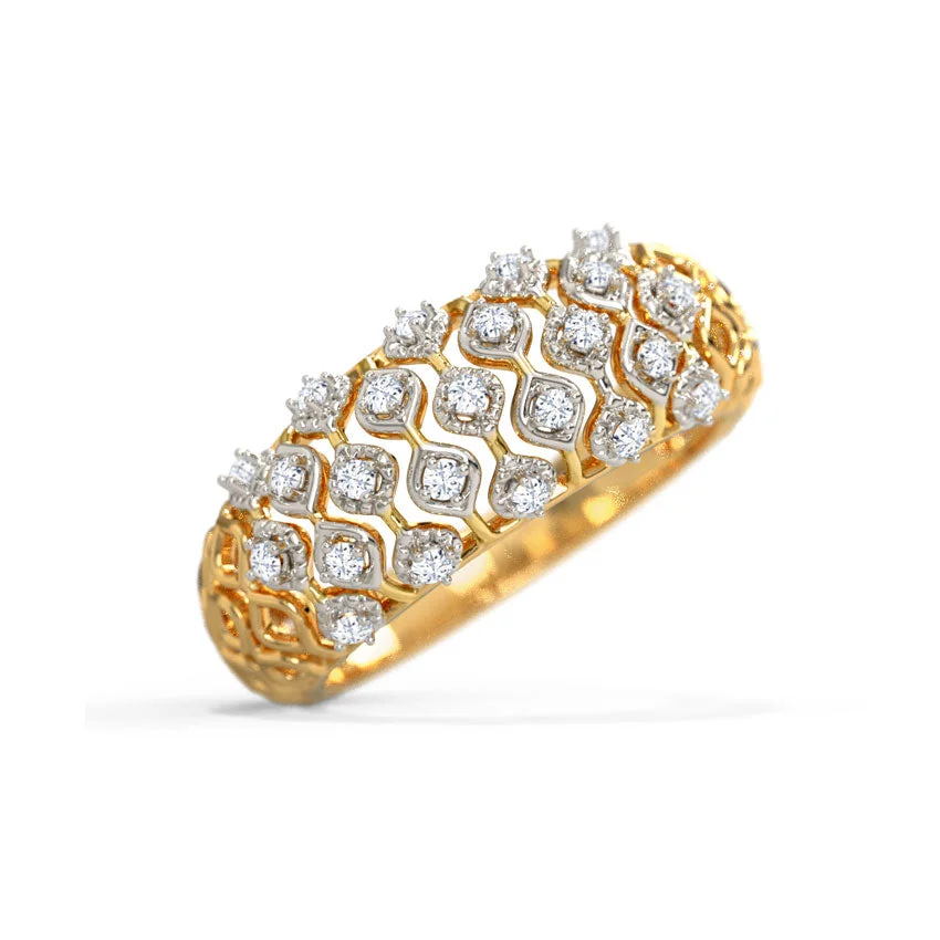 Honeycomb Brilliance Diamond Ring