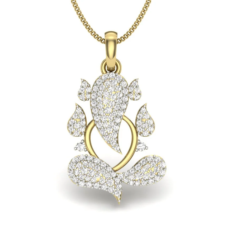 Ganesha Divine Bloom Pendant