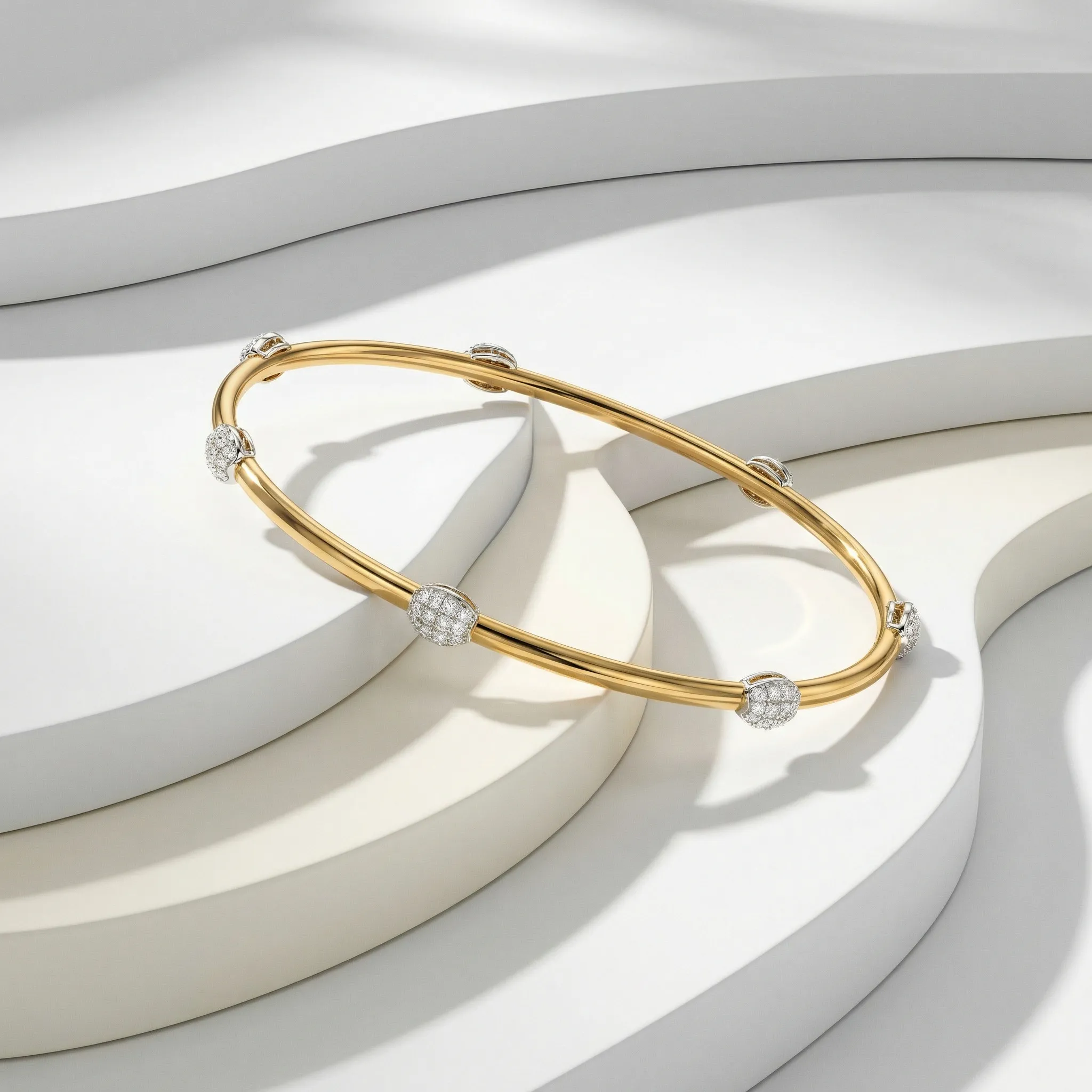 Radiant Station Diamond Bangle