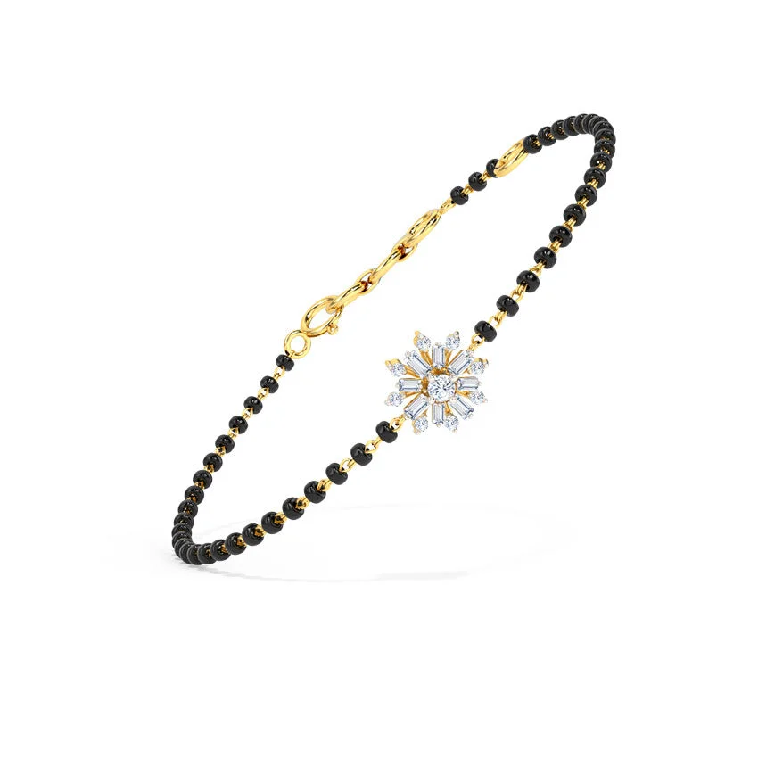 The Celestial Bloom Mangalsutra Bracelet