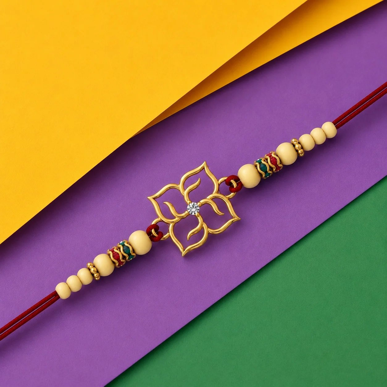 Sacred Lotus Blessings Rakhi