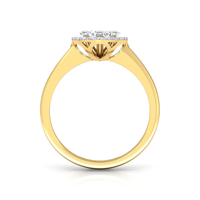 Halo Bloom Diamond Ring