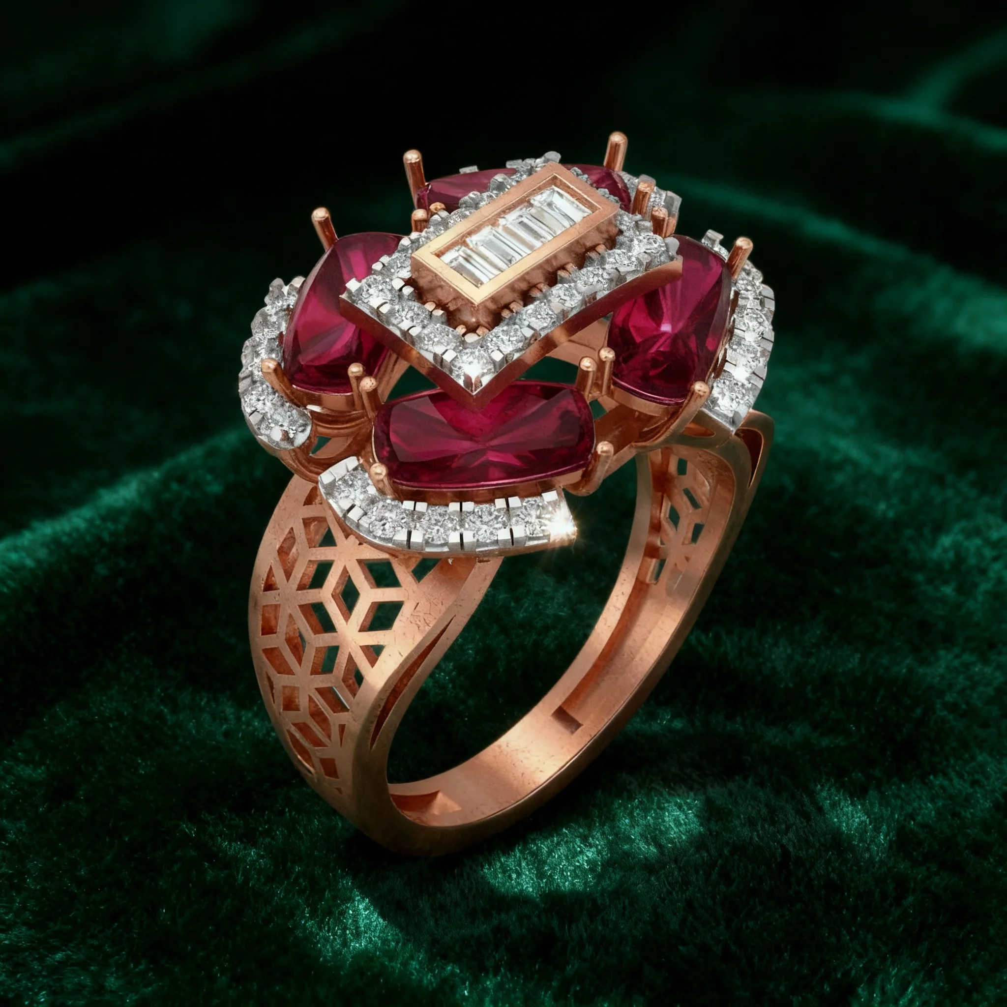 Empress Deco Ruby