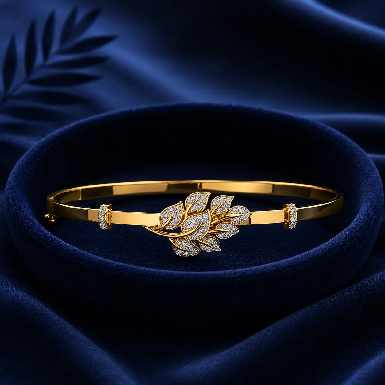Golden Laurel Bangle