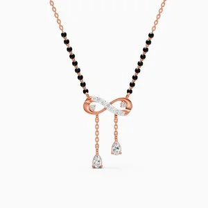 Infinity Bow Diamond Mangalsutra