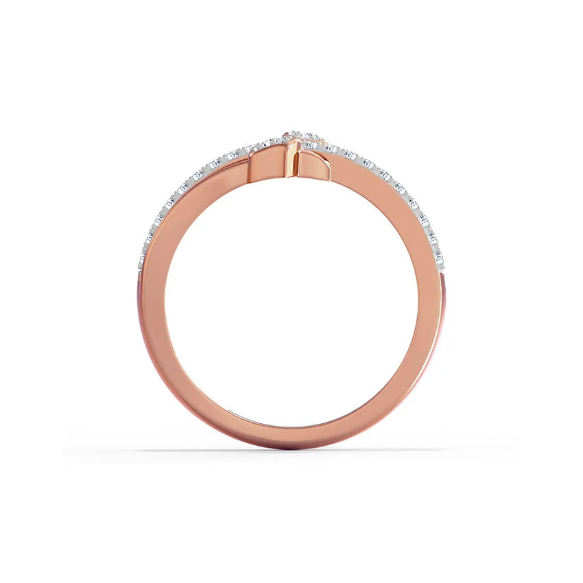 Heart & Halo Diamond Ring
