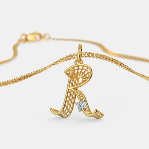 Royal R Diamond Pendant