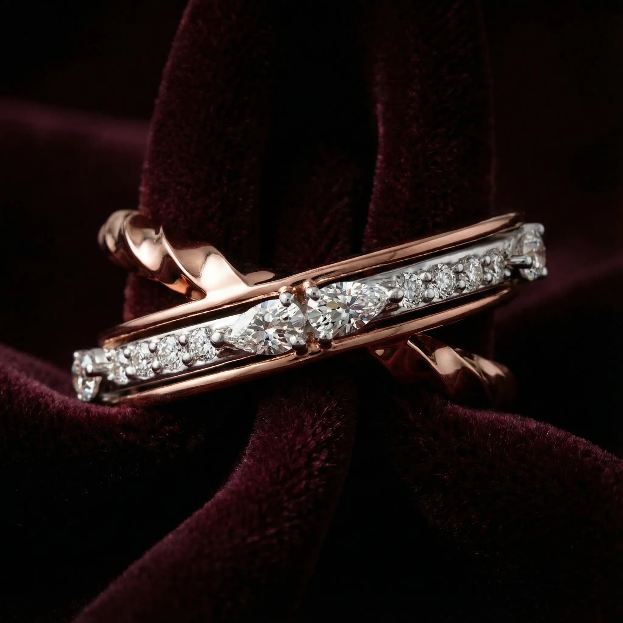 Criss-Cross Ribbon Ring