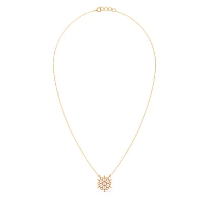 Roselle Bloom Diamond Necklace