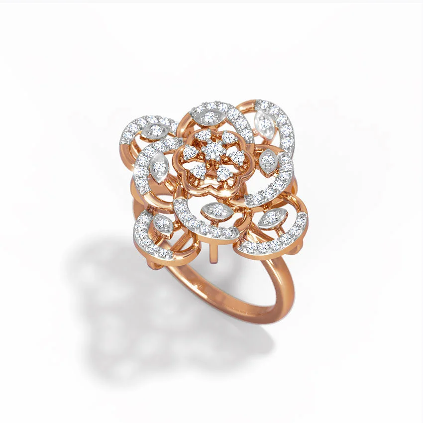 Luminous Rose Diamond Ring
