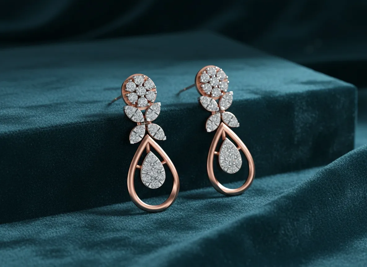 Auralis Loop Drop Earrings