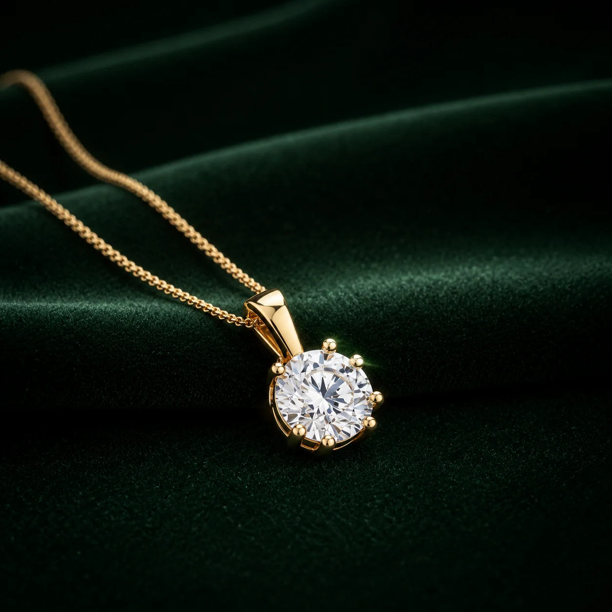 Aurielle Solitaire Pendant