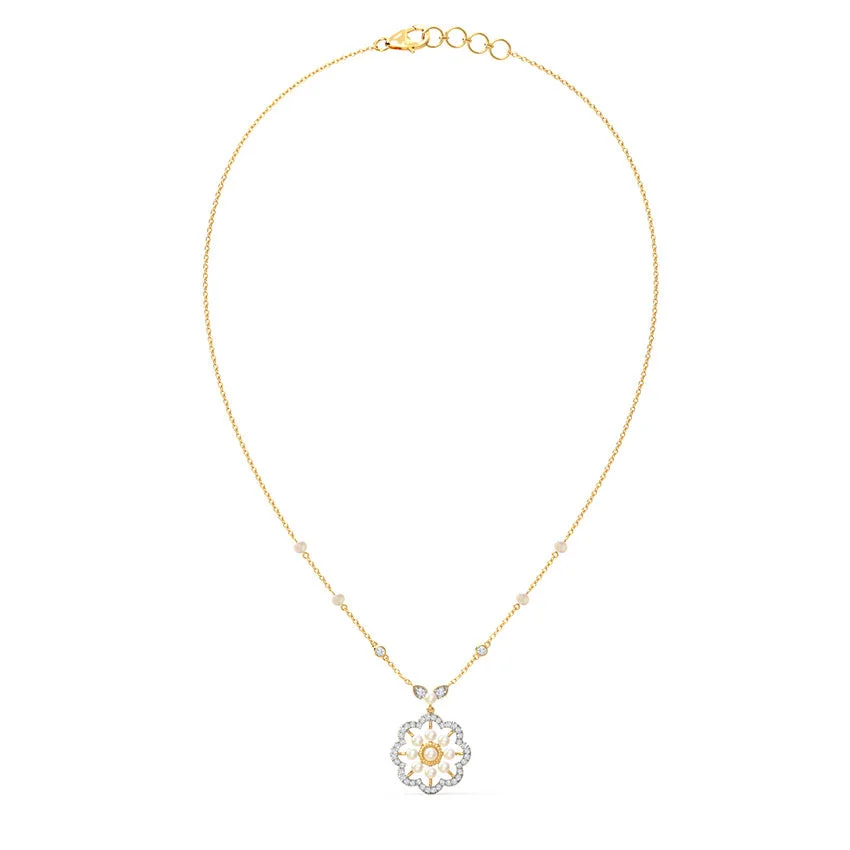 Pearlora Bloom Diamond Necklace