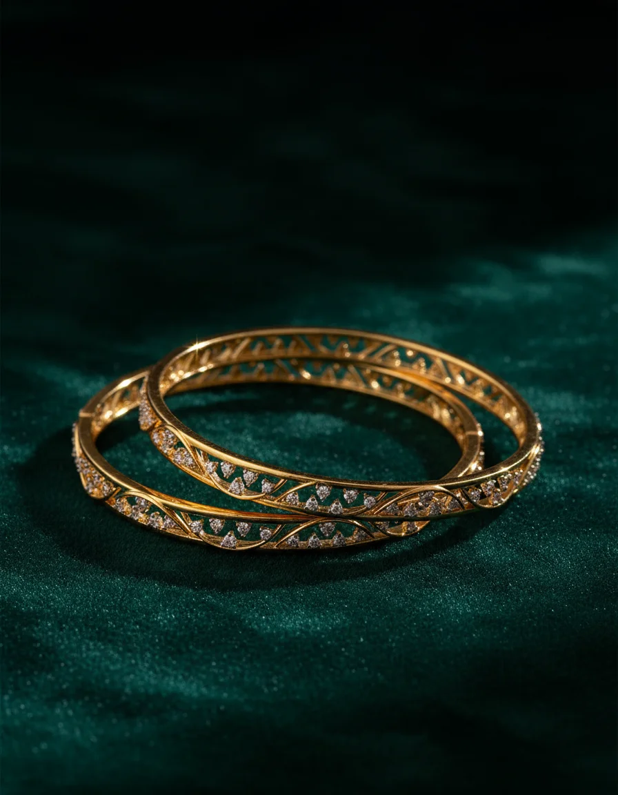 Elora Vine Diamond Bangles