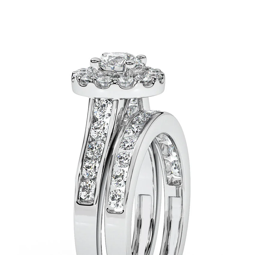 Eternal Halo Wedding Set